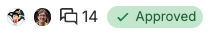 Approvals are satisfied